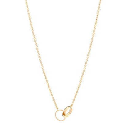 Cartier 18K Yellow Gold Interlocking LOVE Necklace 1 of 4