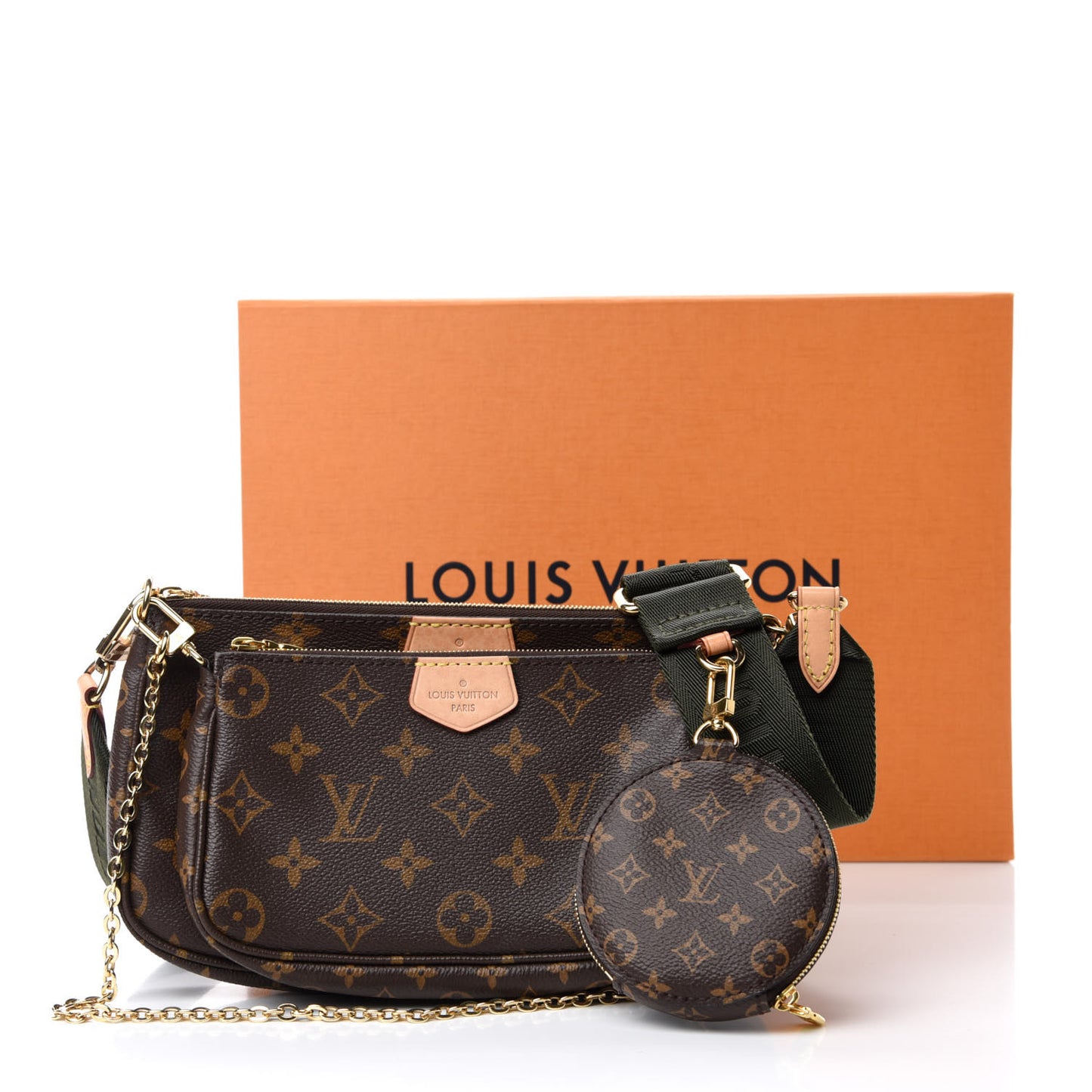 Monogram Multi Pochette Accessories Kaki