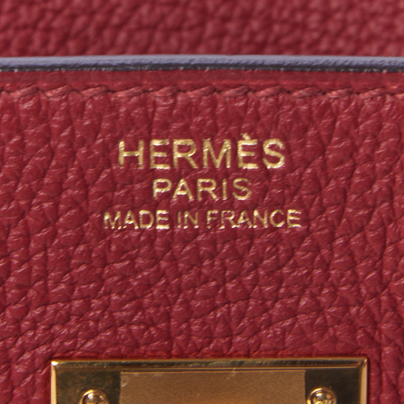 Togo Birkin 30 Rouge Grenat