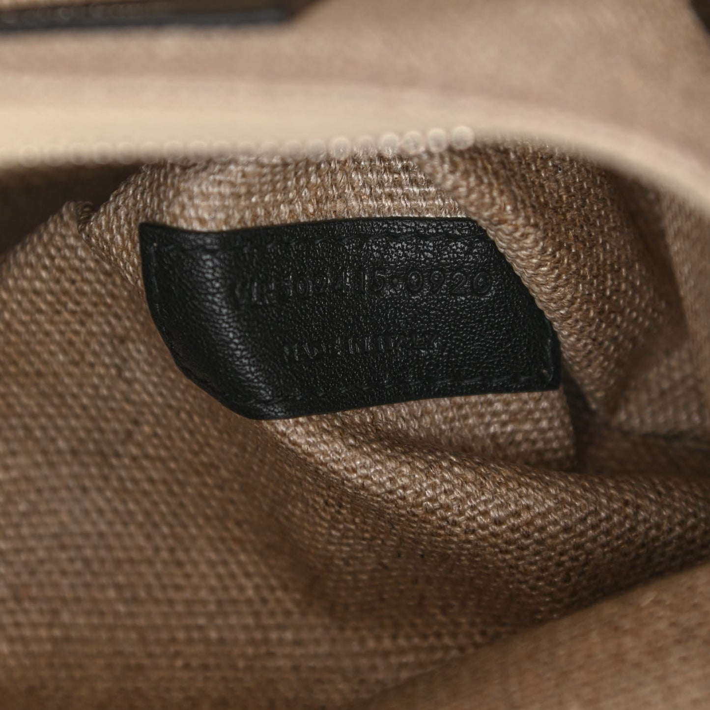 Linen Calfskin Rive Gauche Tote Optic White