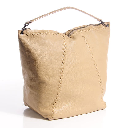 Bottega Veneta Cervo Deerskin Large Hobo Caramel 2 of 8