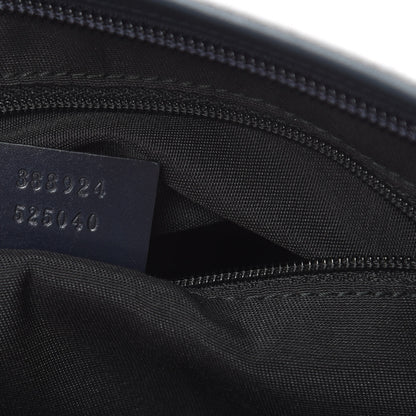 Gucci GG Plus Monogram Medium Flat Messenger Bag Navy 7 of 13