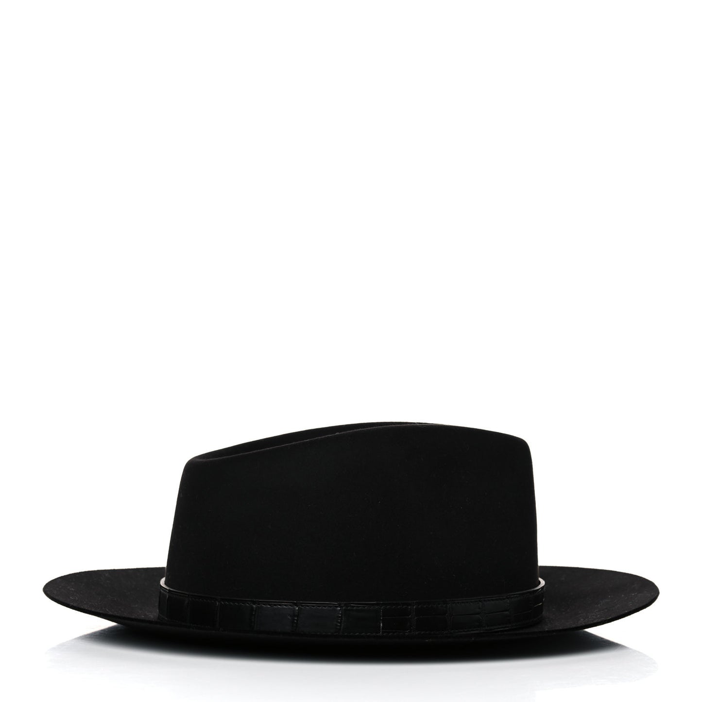 Felt Alligator Mens Barnabe Hat 57 Black