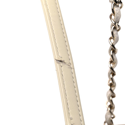 Chanel Lurex Boucle Mini Deauville Tote White 12 of 13