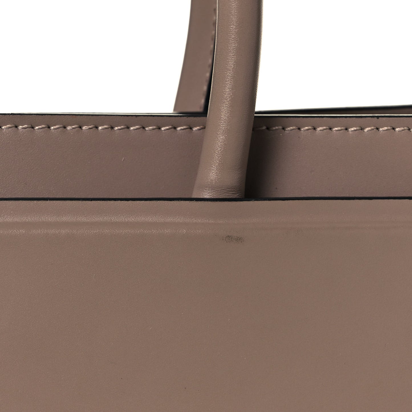 Smooth Calfskin Small Horizon Satchel Linen