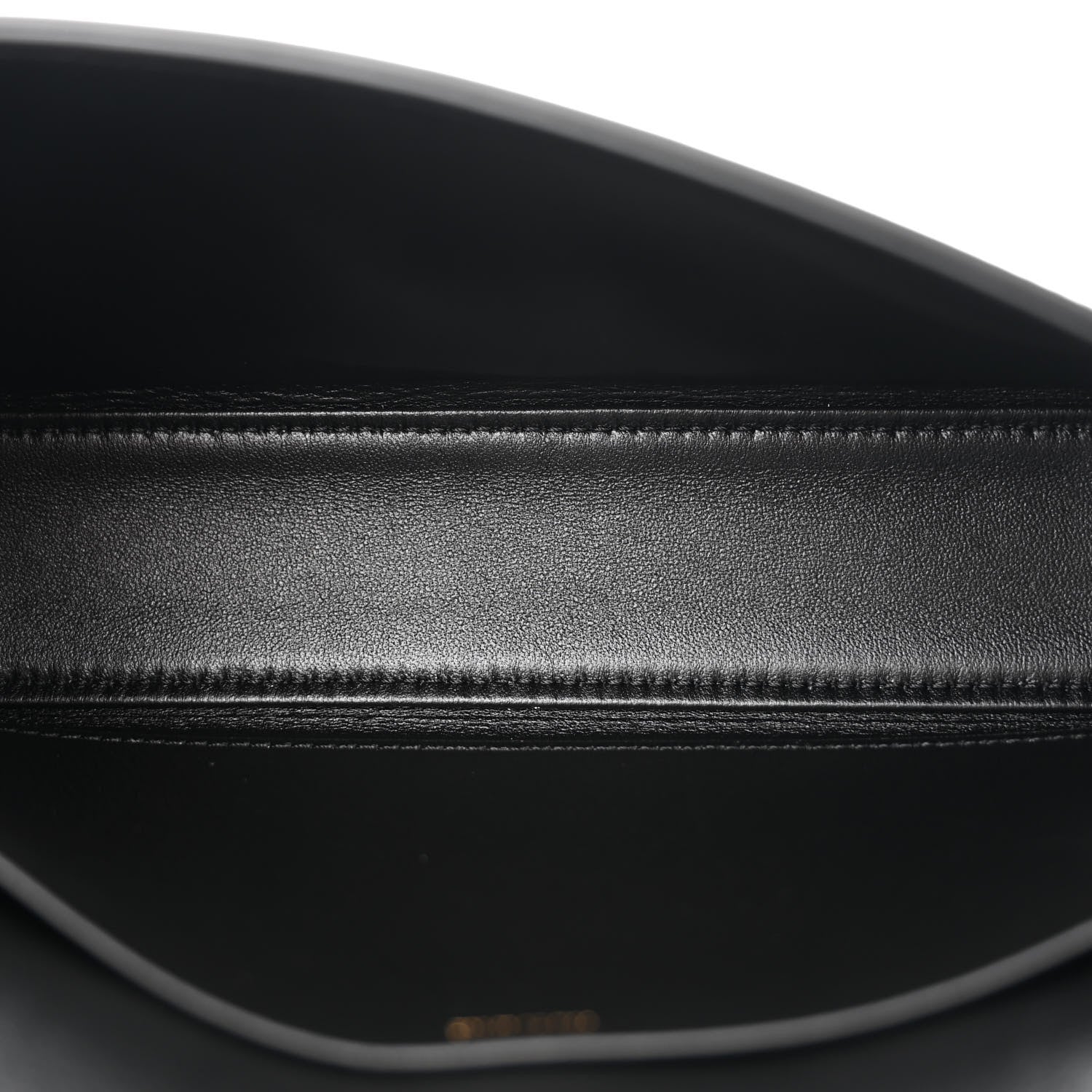 Celine Shiny Calfskin Triomphe Shoulder Bag Black 5 of 10