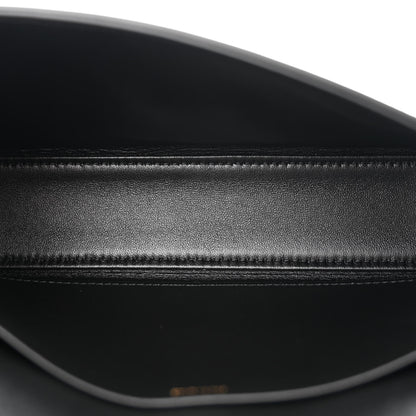 Celine Shiny Calfskin Triomphe Shoulder Bag Black 5 of 10