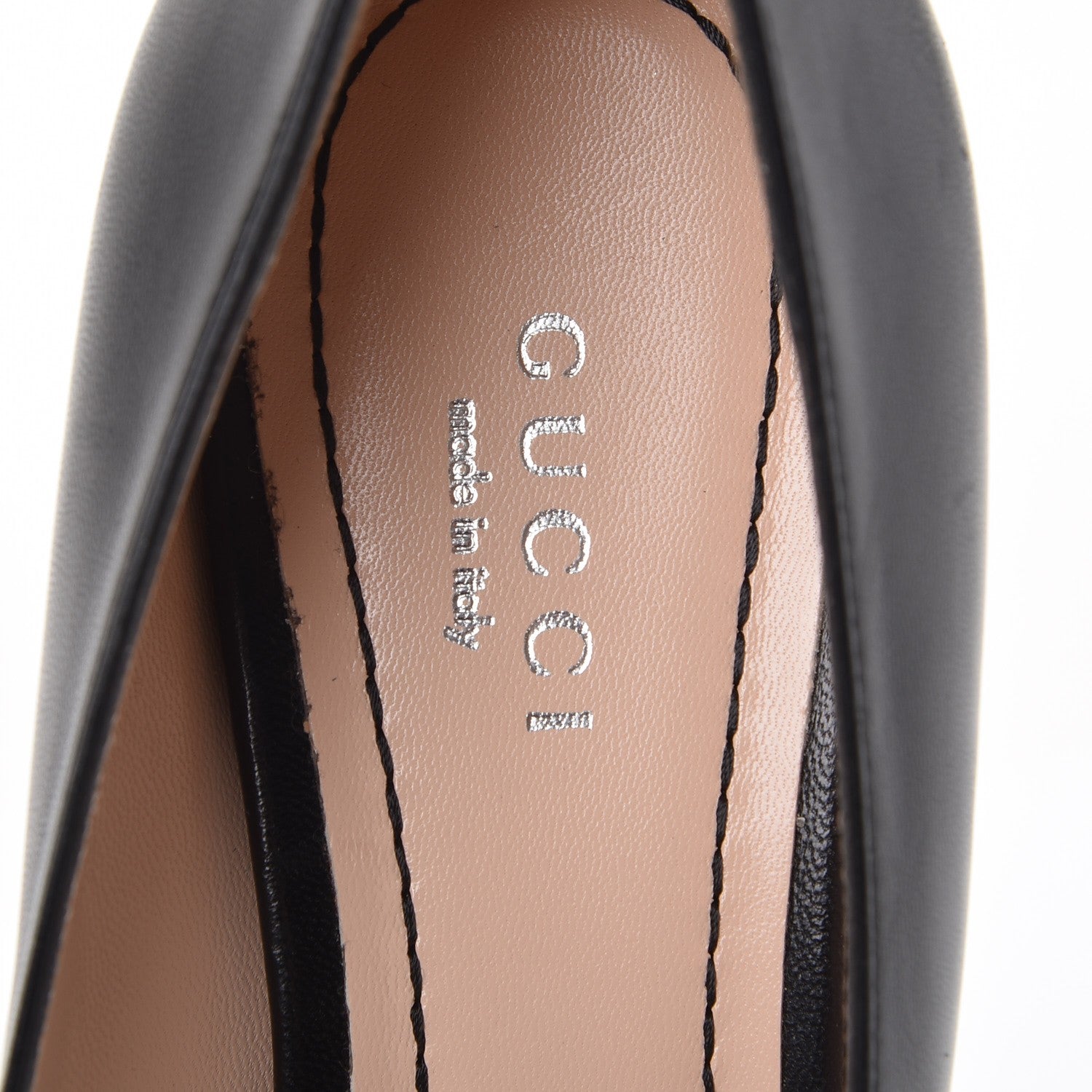 Gucci Lambskin Dionysus Pumps 36.5 Black 7 of 11
