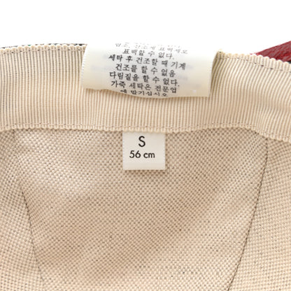 Gucci GG Supreme Flora Claudia Baseball Hat 56 S Red 11 of 11