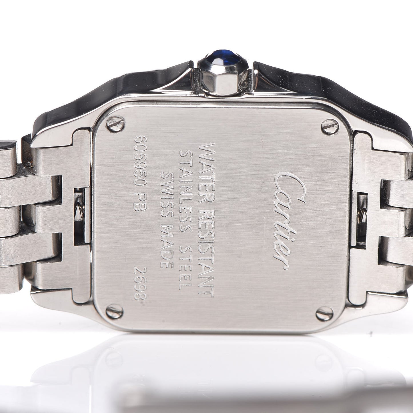 Stainless Steel 20mm Santos Demoiselle Quartz Watch