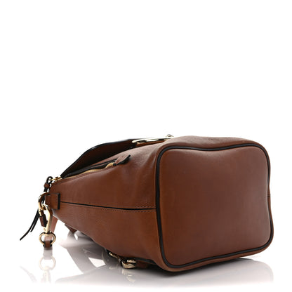 Chloe Suede Calfskin Small Faye Backpack Tobacco 4 of 14