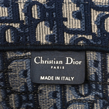 Christian Dior Oblique Large Book Tote Blue Multicolor 6 of 9