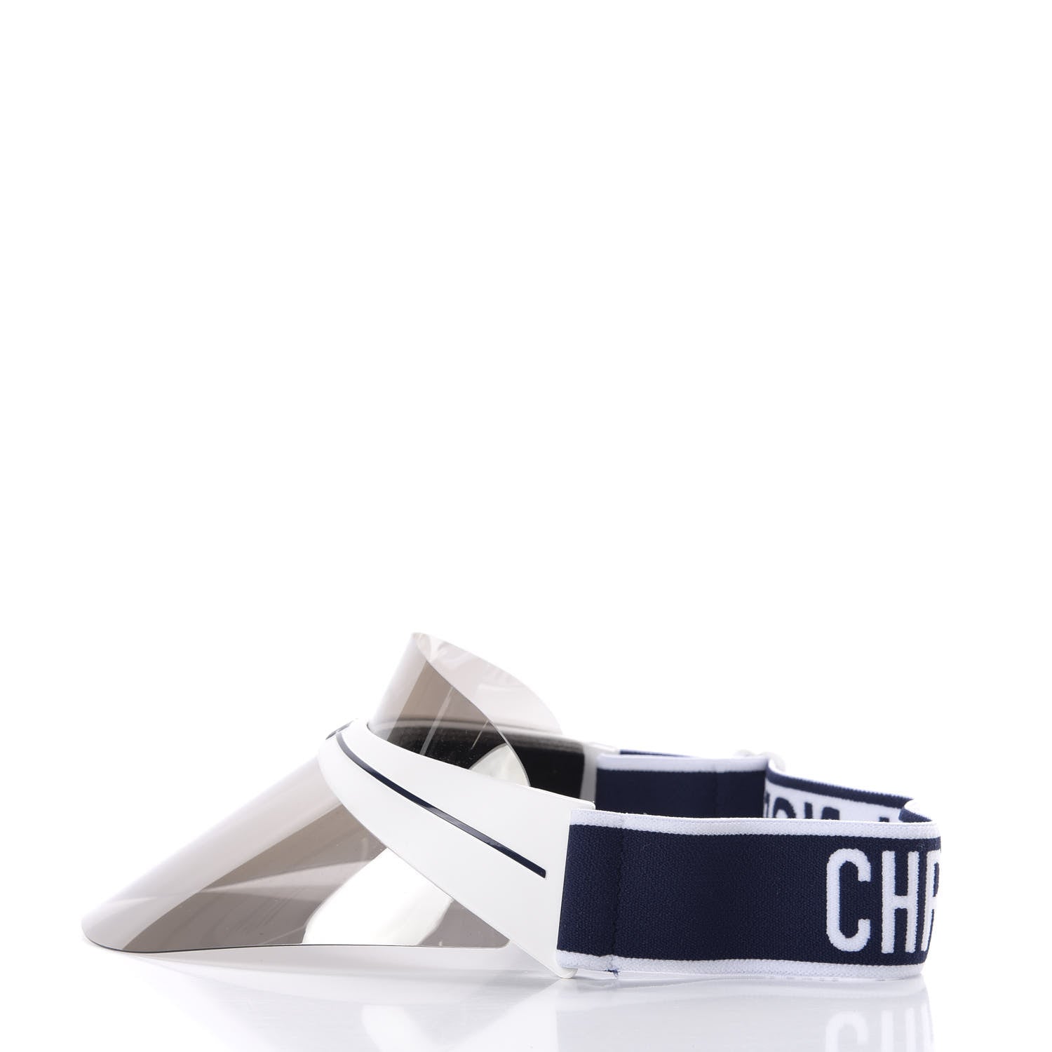 Christian Dior Mirrored DiorClub1 Sun Visor Silver 3 of 8