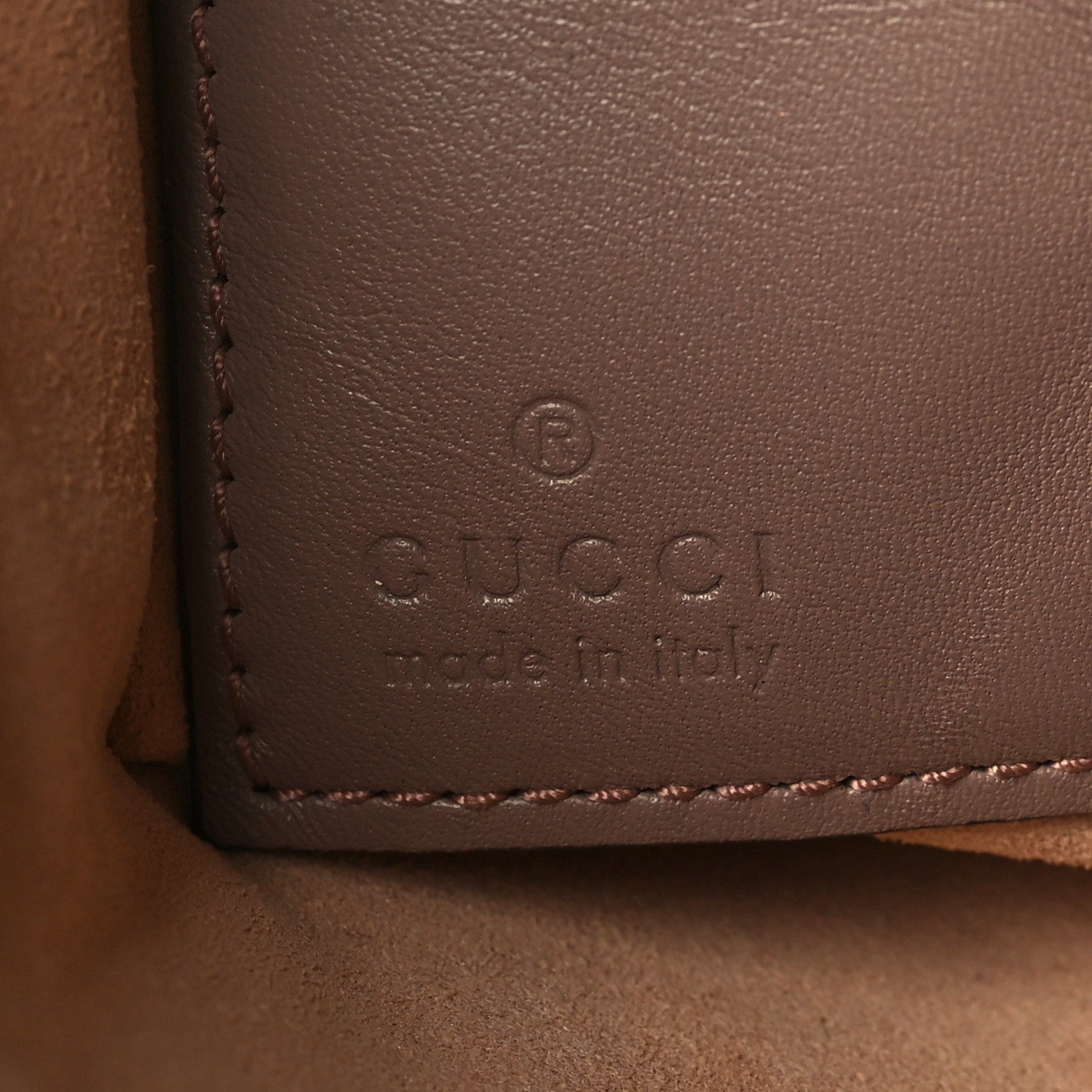 Gucci Calfskin Matelasse Mini GG Marmont Chain Bag Porcelain Rose 6 of 8