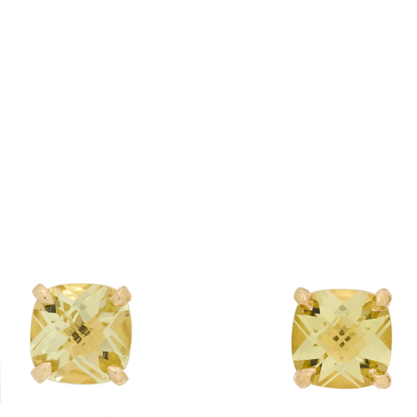 18K Yellow Gold Citrine Sparklers Earrings