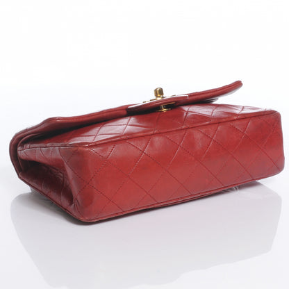 Chanel Lambskin Quilted Medium Double Flap Red 4 of 10