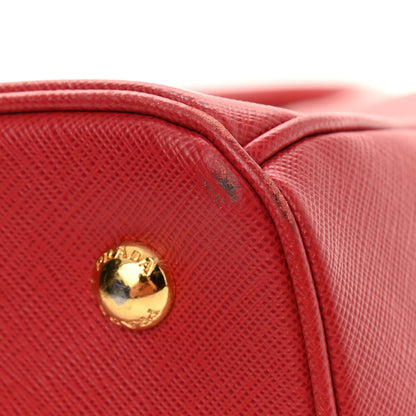 Prada Saffiano Lux Medium Tote Fuoco 7 of 19