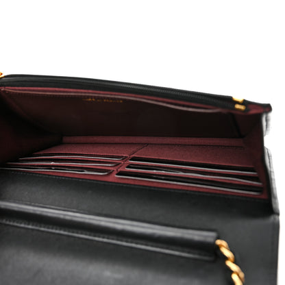 Chanel Lambskin Quilted Wallet On Chain WOC Black 5 of 12