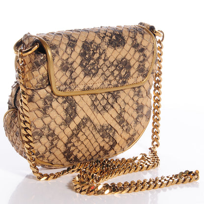 Gucci Anaconda Tigrette Shoulder Bag Gold 3 of 9