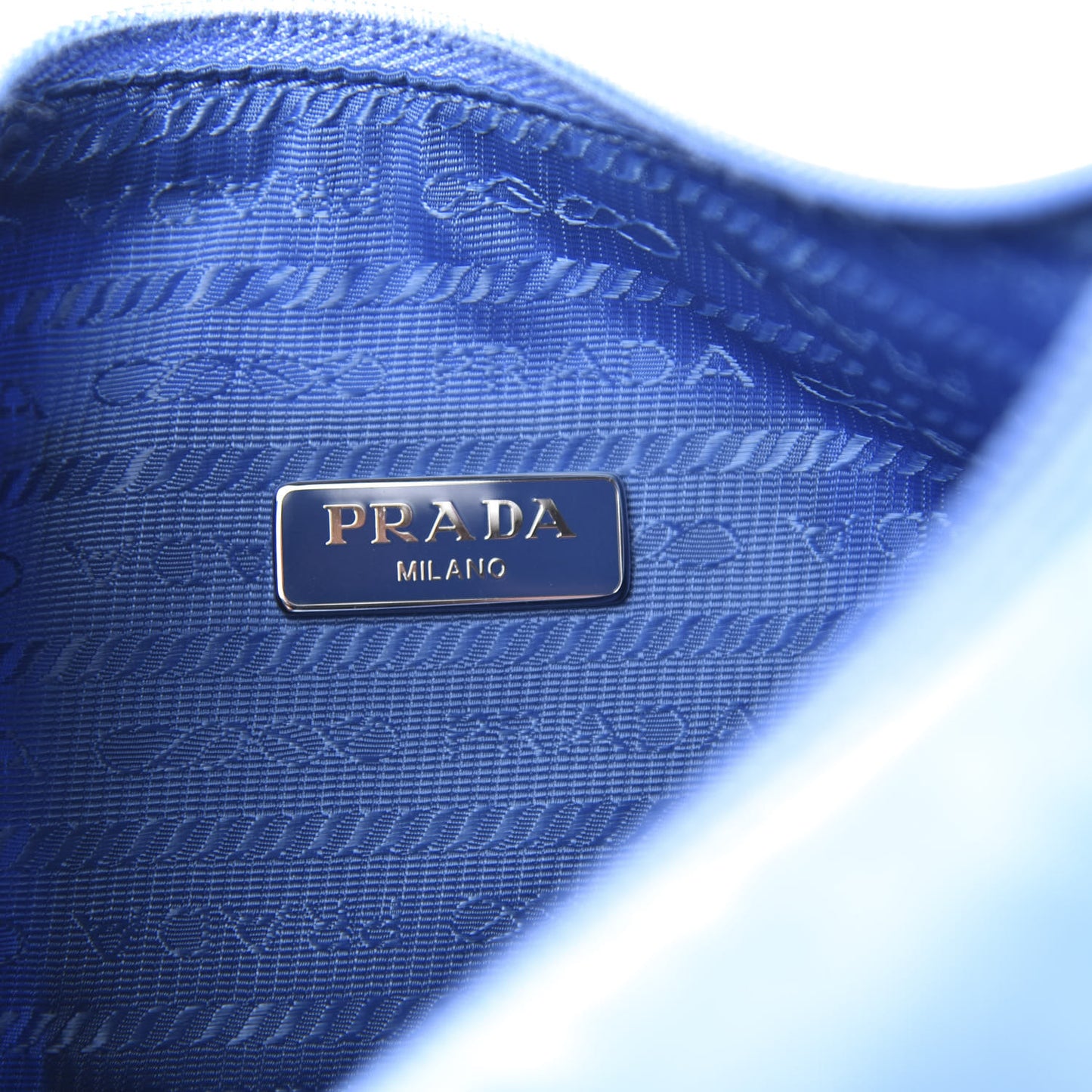 Re-Nylon Saffiano Mini Re-Edition 2000 Bag Pervinca
