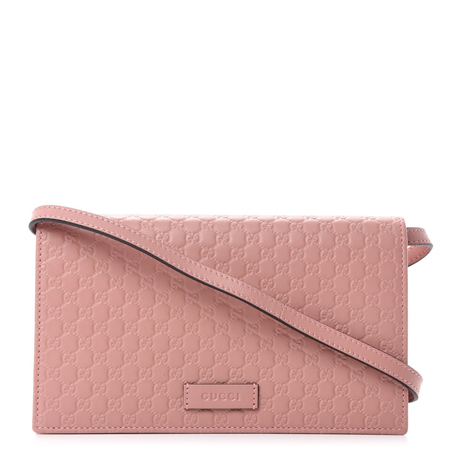 Gucci Microguccissima Crossbody Wallet Soft Pink 1 of 10