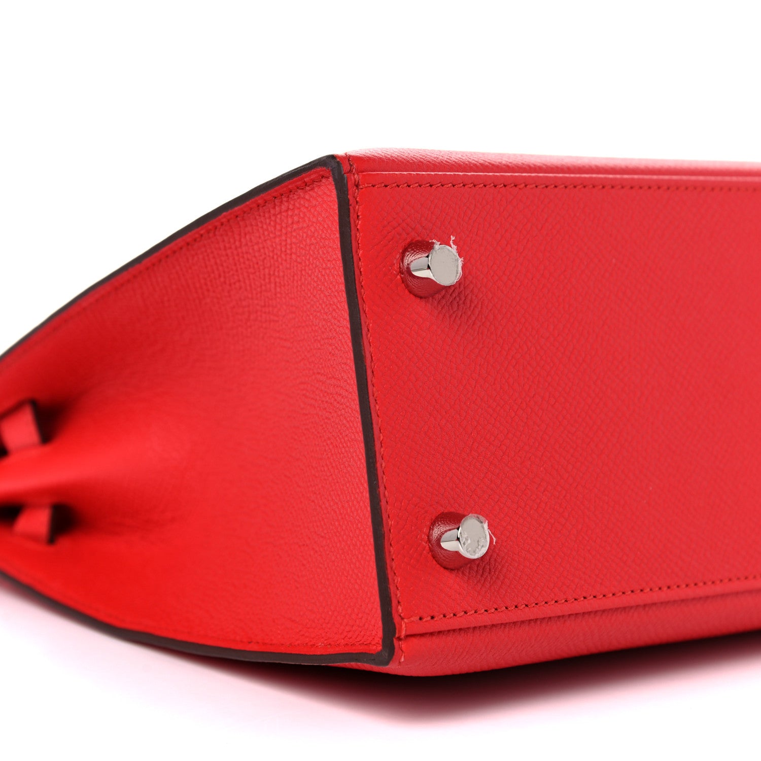 Hermes Epsom Kelly Sellier 25 Rouge Tomate 8 of 14