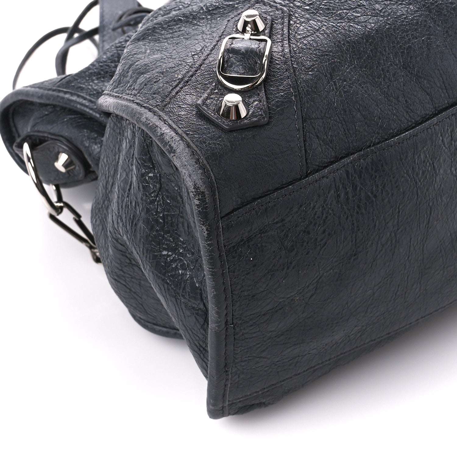 Balenciaga Agneau Classic Silver Hardware City Gris Fossile 11 of 13