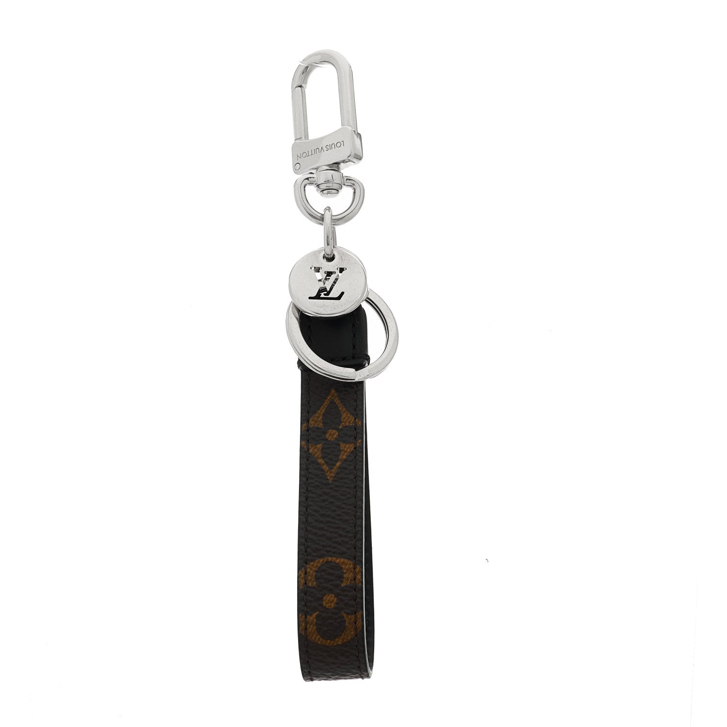 Louis Vuitton Monogram Slim Dragonne Bag Charm Key Holder 1 of 3