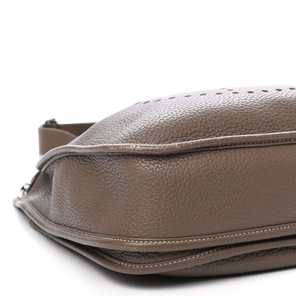 Hermes Taurillon Clemence Evelyne III PM Etoupe 8 of 11