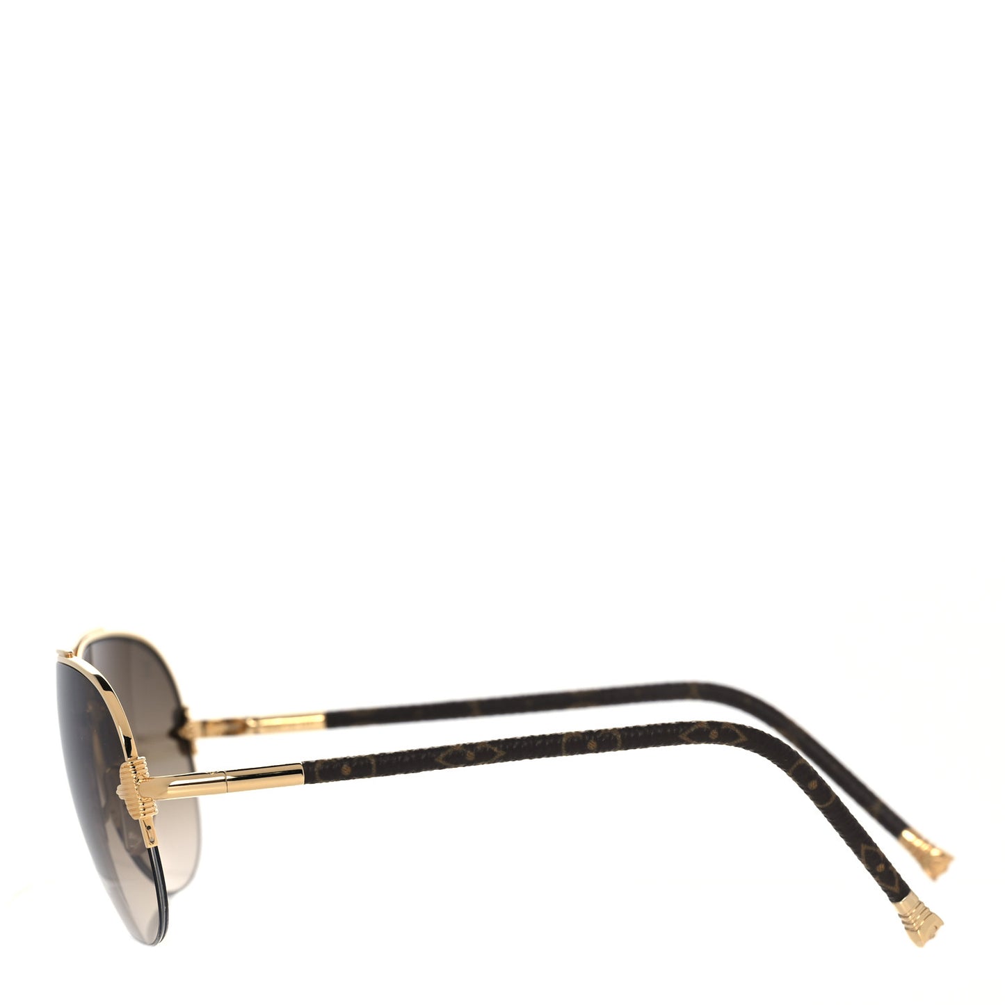 Monogram Petite Viola Pilote Aviator Sunglasses Z0571U Brown