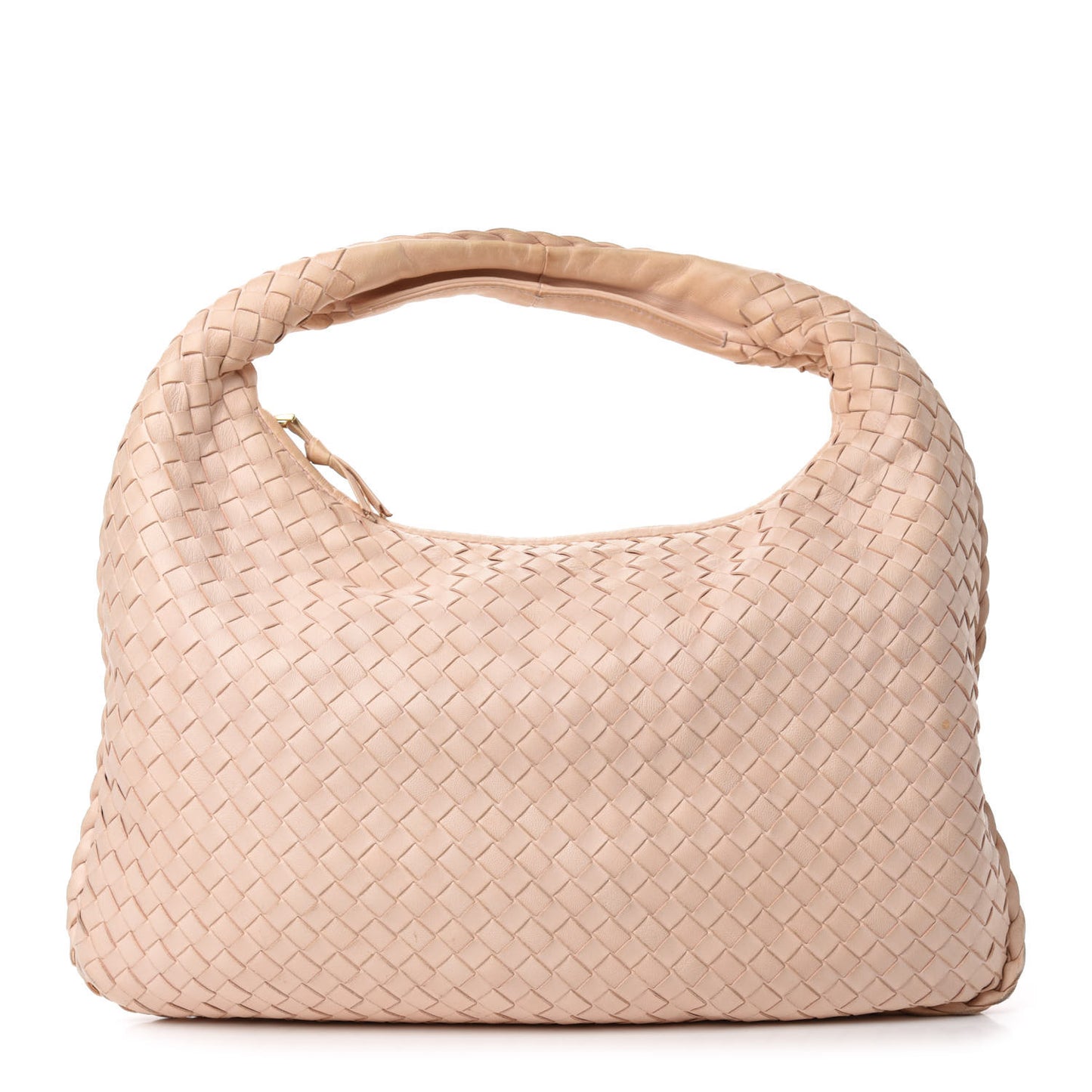Nappa Intrecciato Medium Veneta Hobo Flamingo