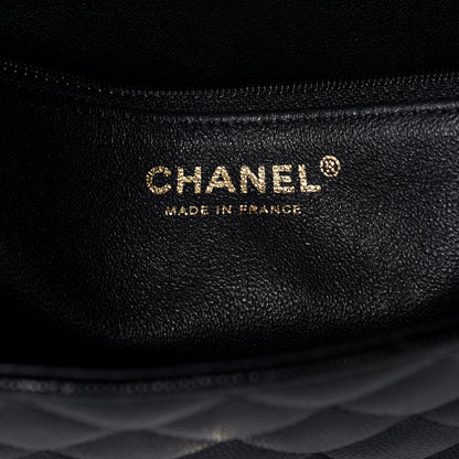 Chanel Caviar Quilted Flap Clutch Black 6 of 10