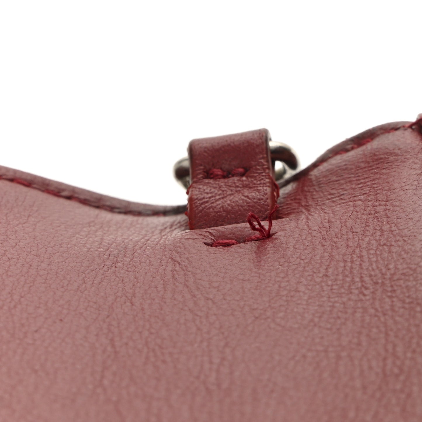 Patent Cannage Lady Dior Chain Wallet Rouge Ceris