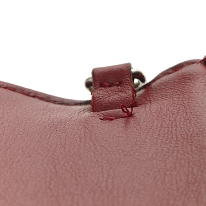 Christian Dior Patent Cannage Lady Dior Chain Wallet Rouge Ceris 12 of 12
