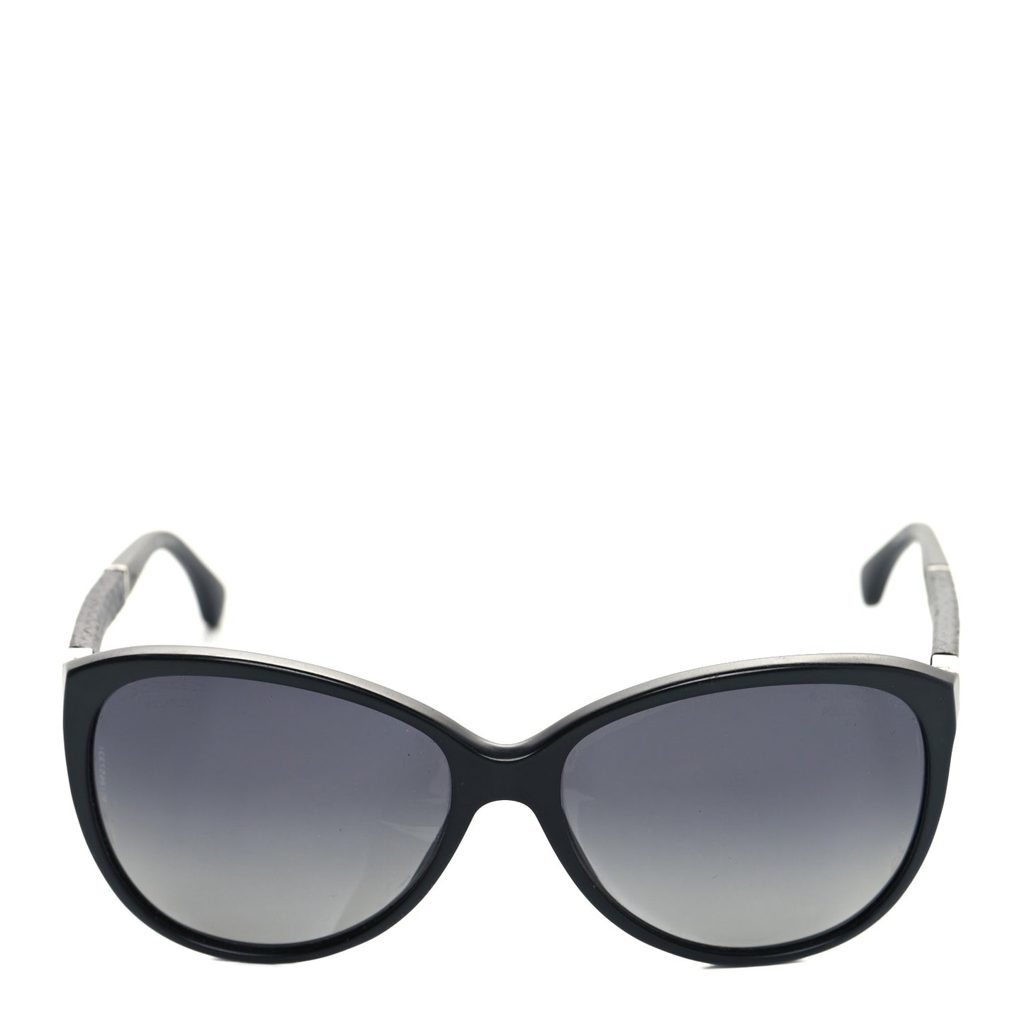 Lambskin Quilted Acetate CC Sunglasses 5225-Q Black