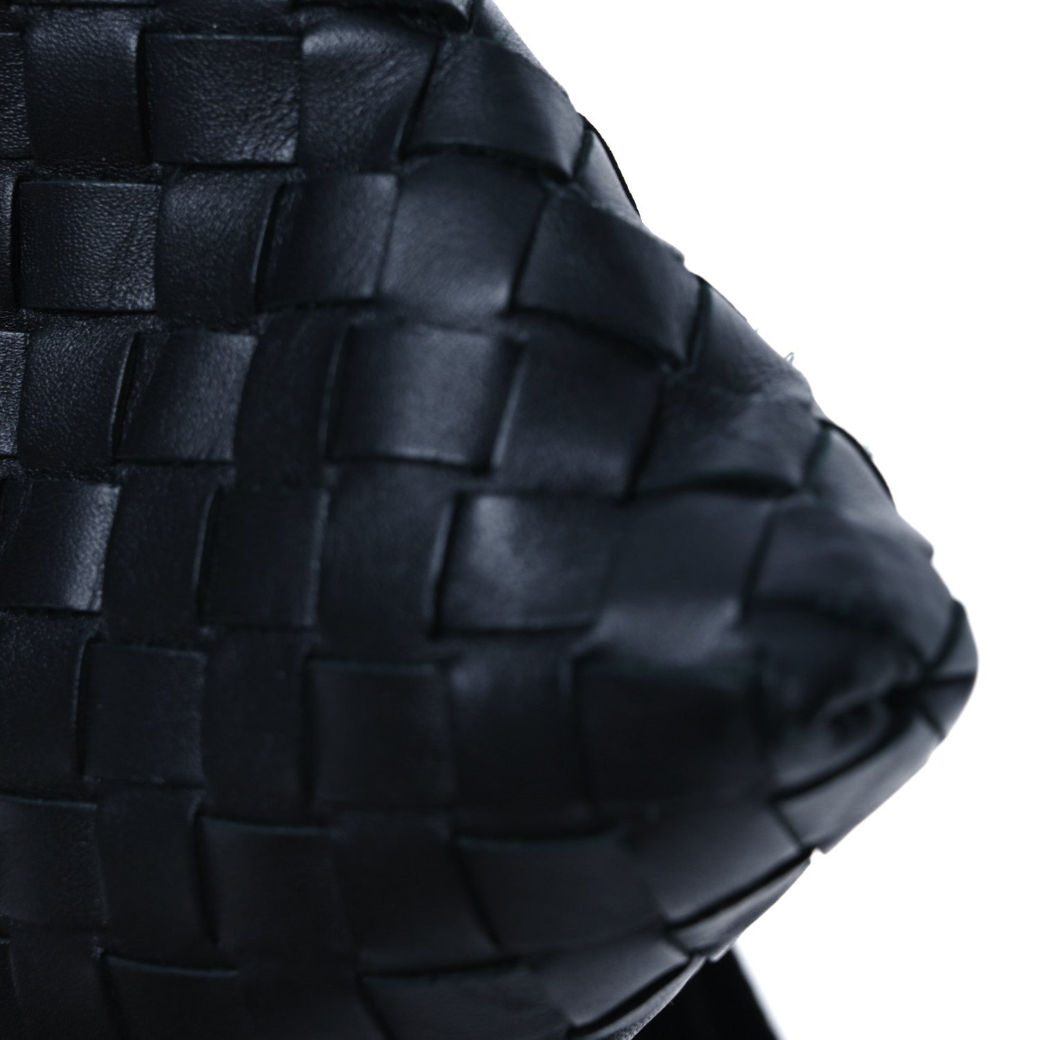 Bottega Veneta Nappa Intrecciato VN Crossbody Messenger Bag Black 12 of 13