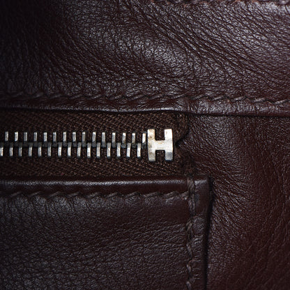 Hermes Toile Swift Birkin 30 Chocolate 12 of 31