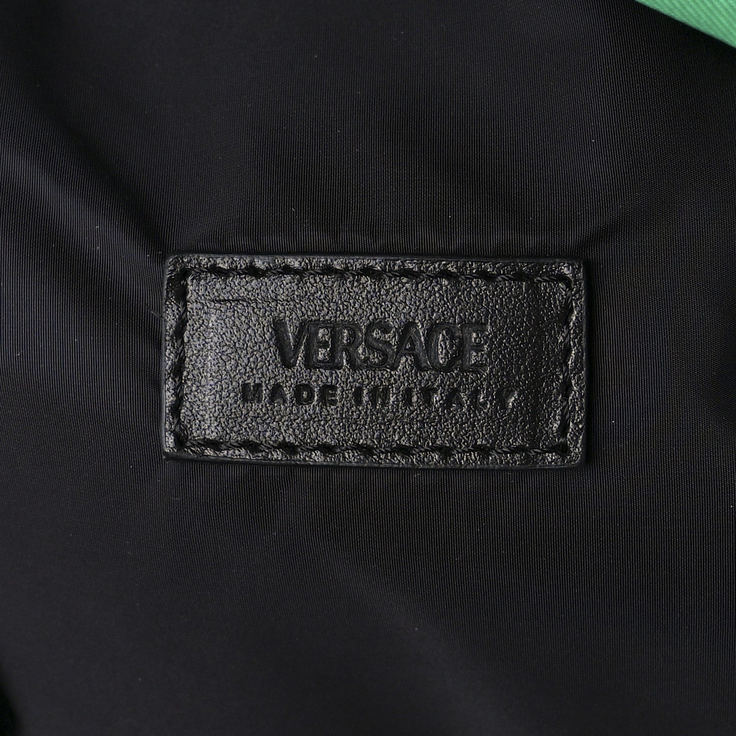 Versace Nylon Palazzo Medusa Backpack Green 5 of 11