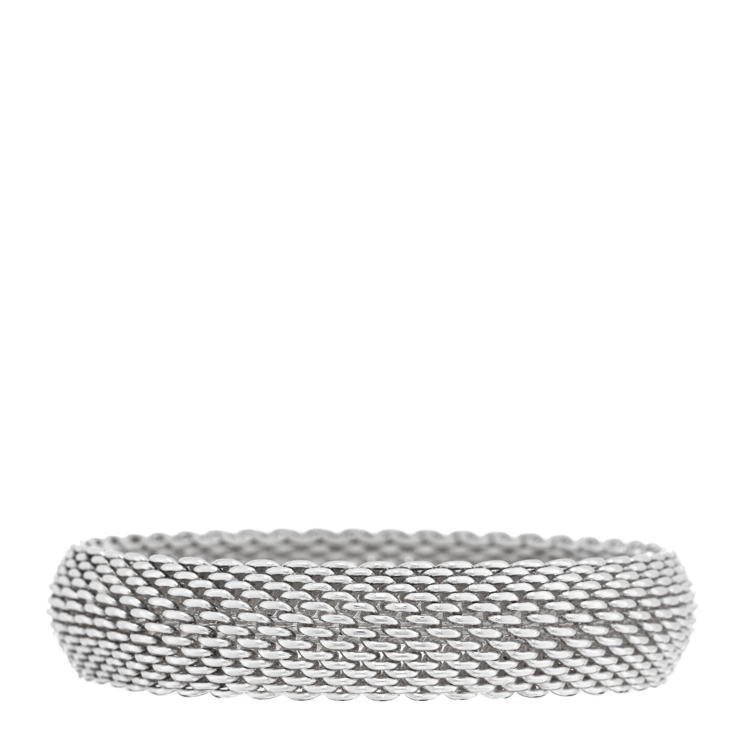 Tiffany Sterling Silver Somerset Mesh Bracelet 2 of 3