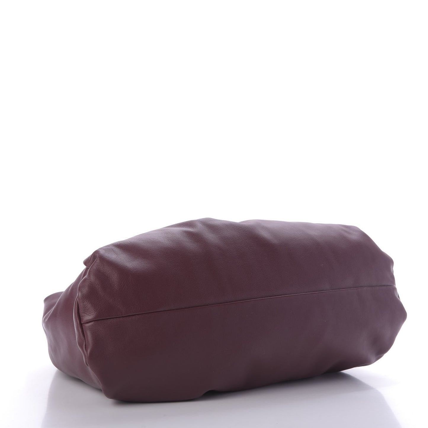 Smooth Butter Calfskin Small The Shoulder Pouch Dark Red
