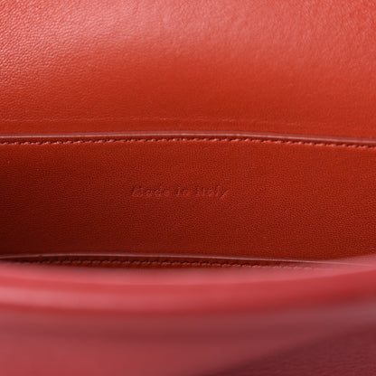 Celine Smooth Calfskin Clasp Bucket Bag Red 5 of 8