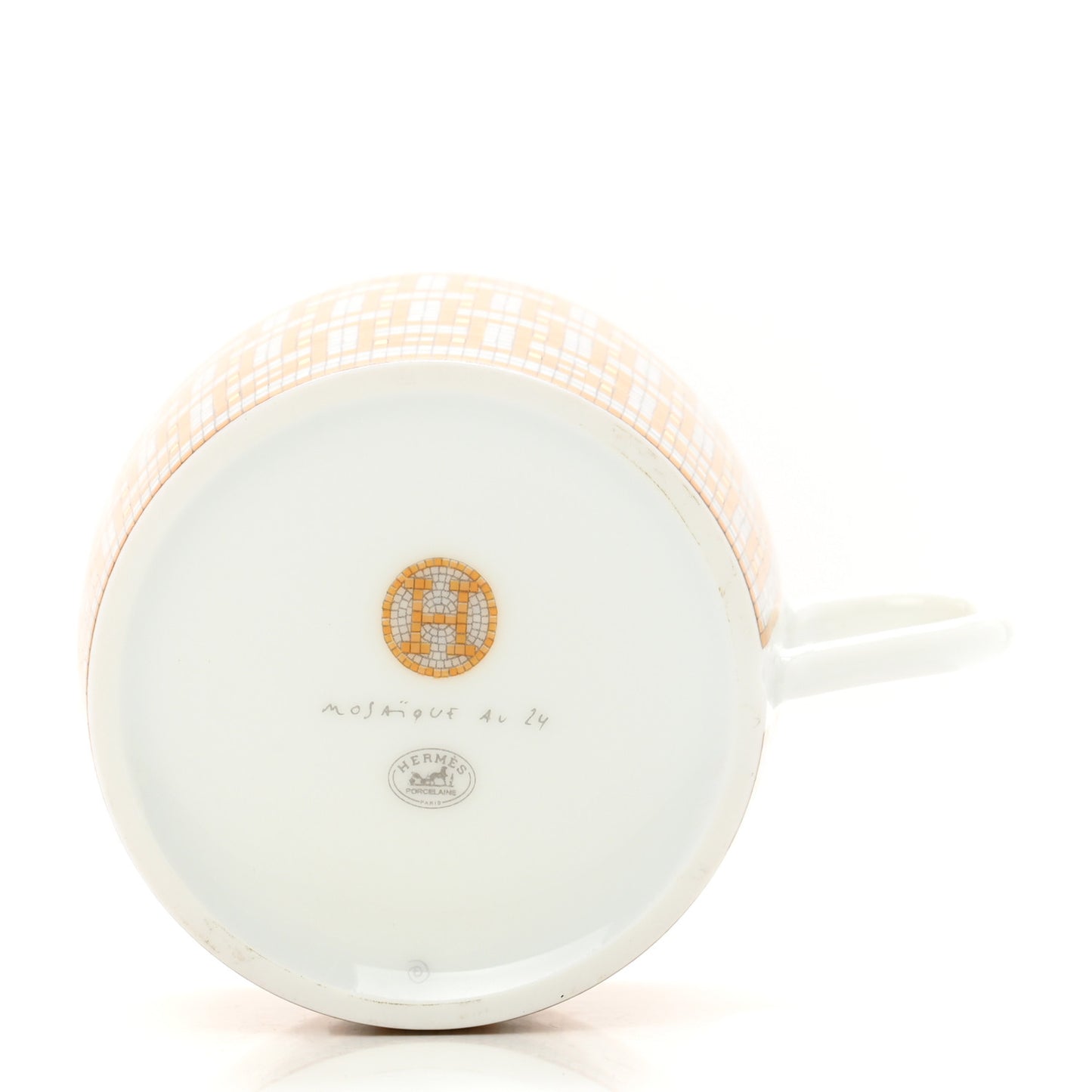 Porcelain Mosaique Au 24 Gold Tea Cup