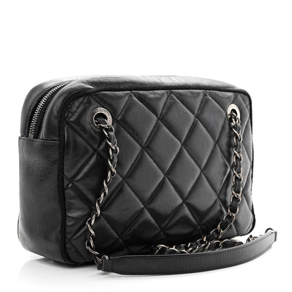 Chanel Calfskin Quilted Small Ballerine Camera Case Black 3 of 18