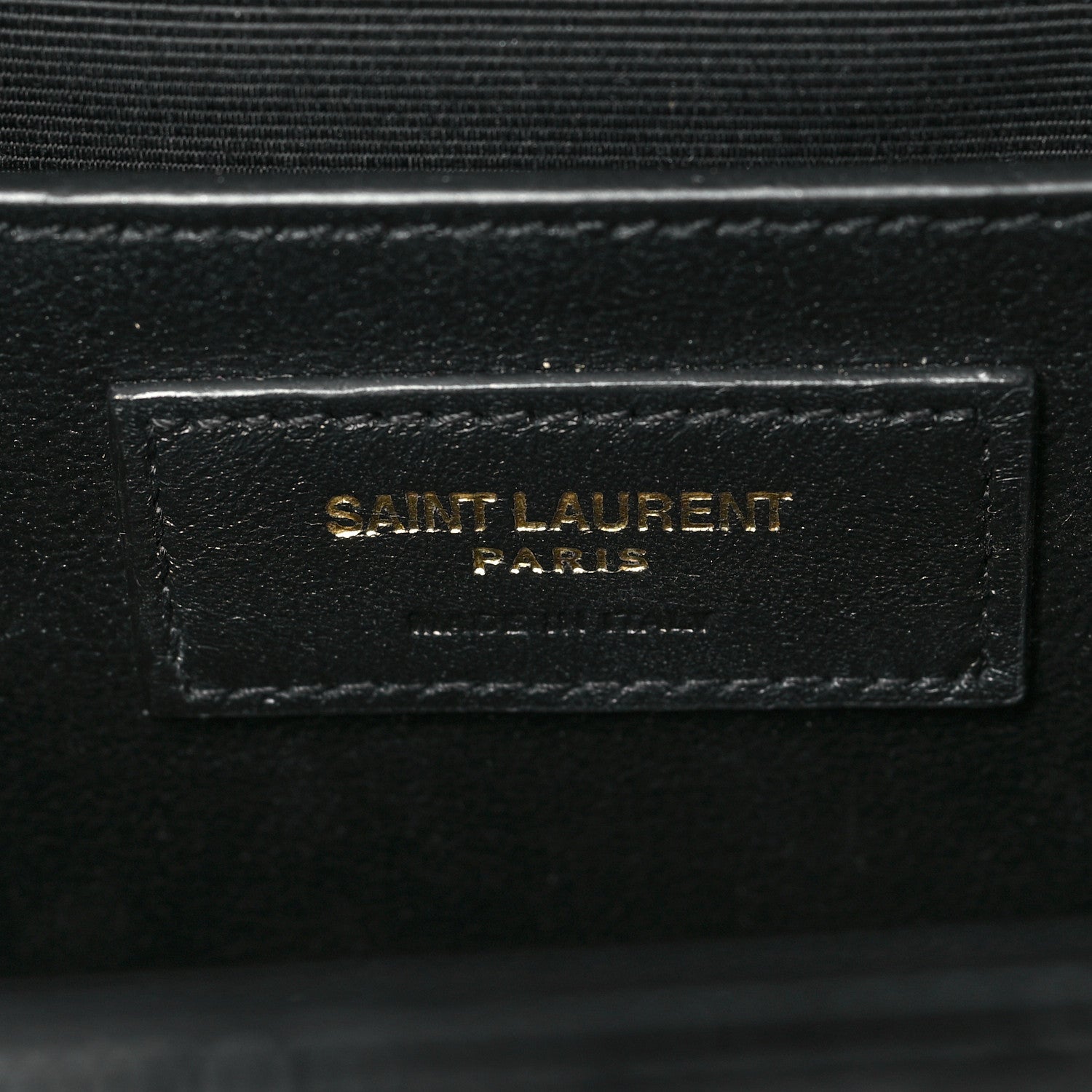 Saint Laurent Grain De Poudre Textured Mixed Matelasse Triquilt Medium Monogram Satchel Black 8 of 11