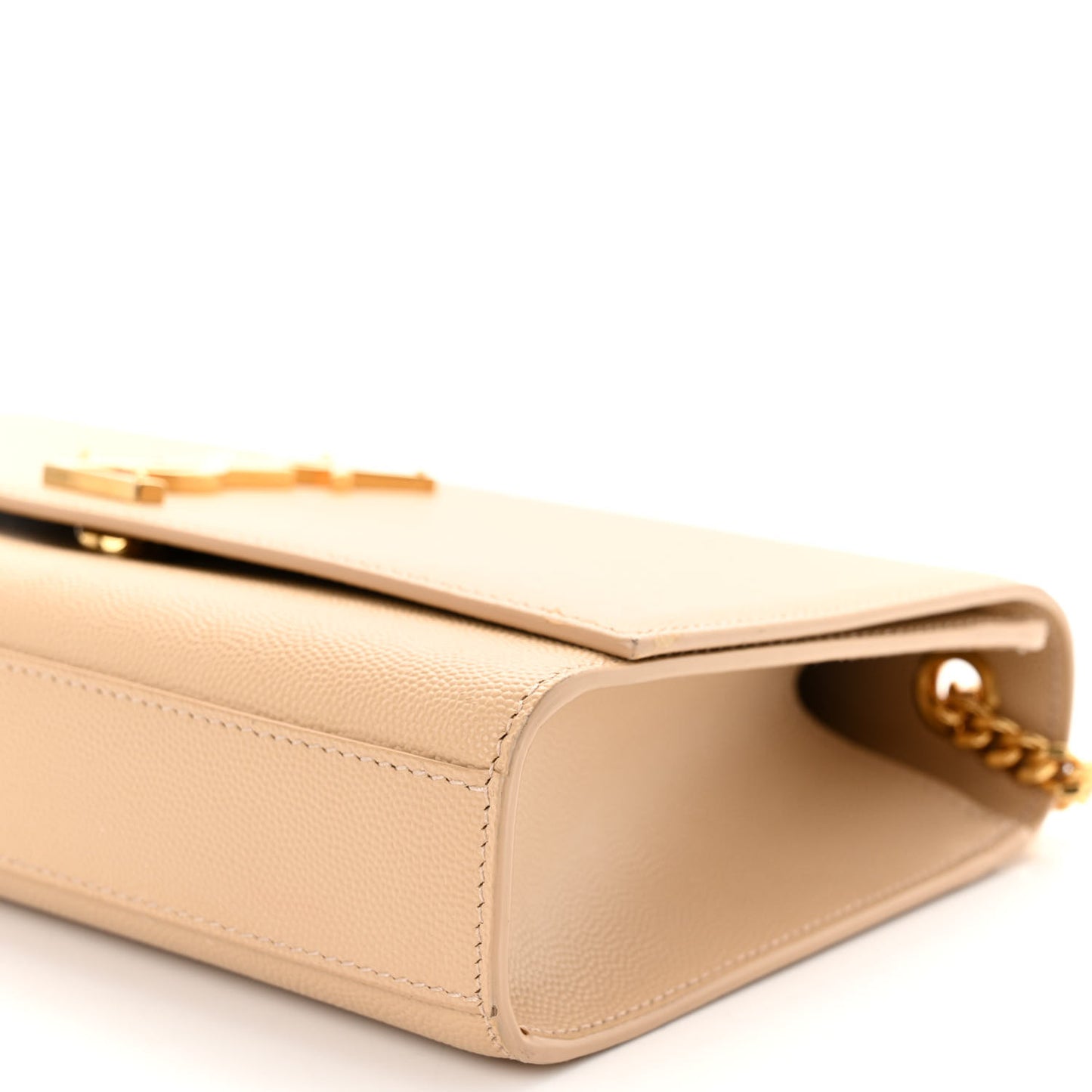 Grain De Poudre Medium Monogram Kate Satchel Dark Beige
