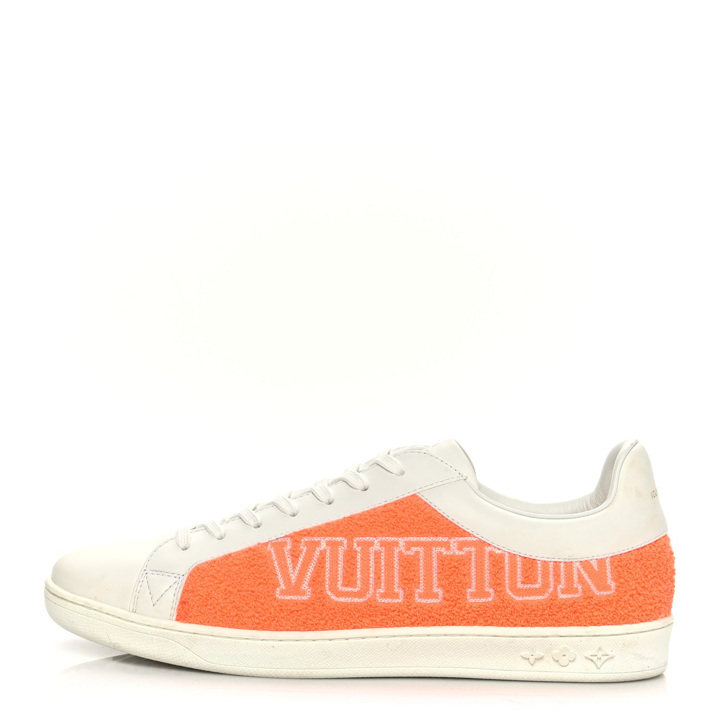 Calfskin Luxembourg Sneakers 9 White Orange Yellow