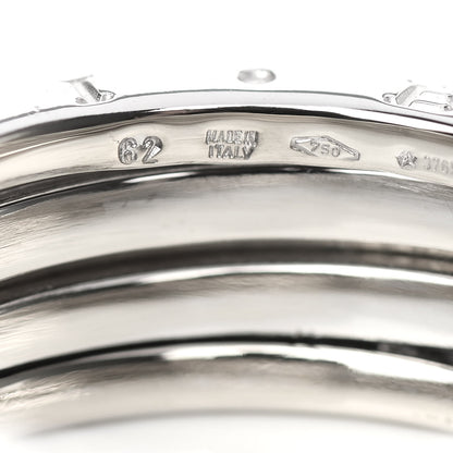 Bulgari 18K White Gold B.Zero1 Three-Band Ring 62 10 5 of 6