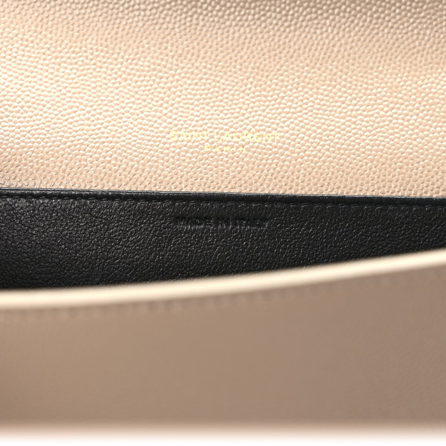 Grain De Poudre Monogram Uptown Chain Wallet Dark Beige