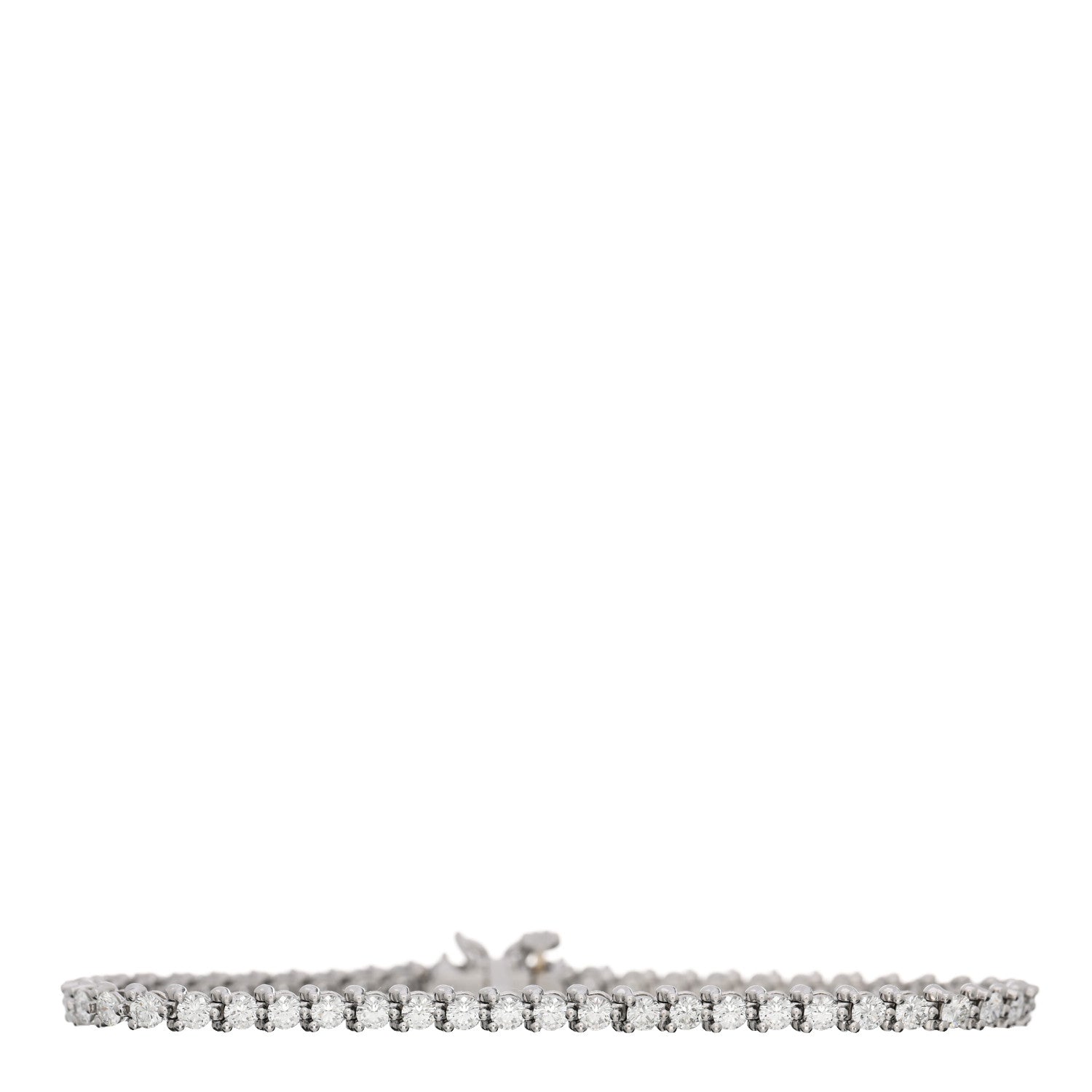 Tiffany Platinum Diamond 2.90ctw Victoria Tennis Bracelet 2 of 3