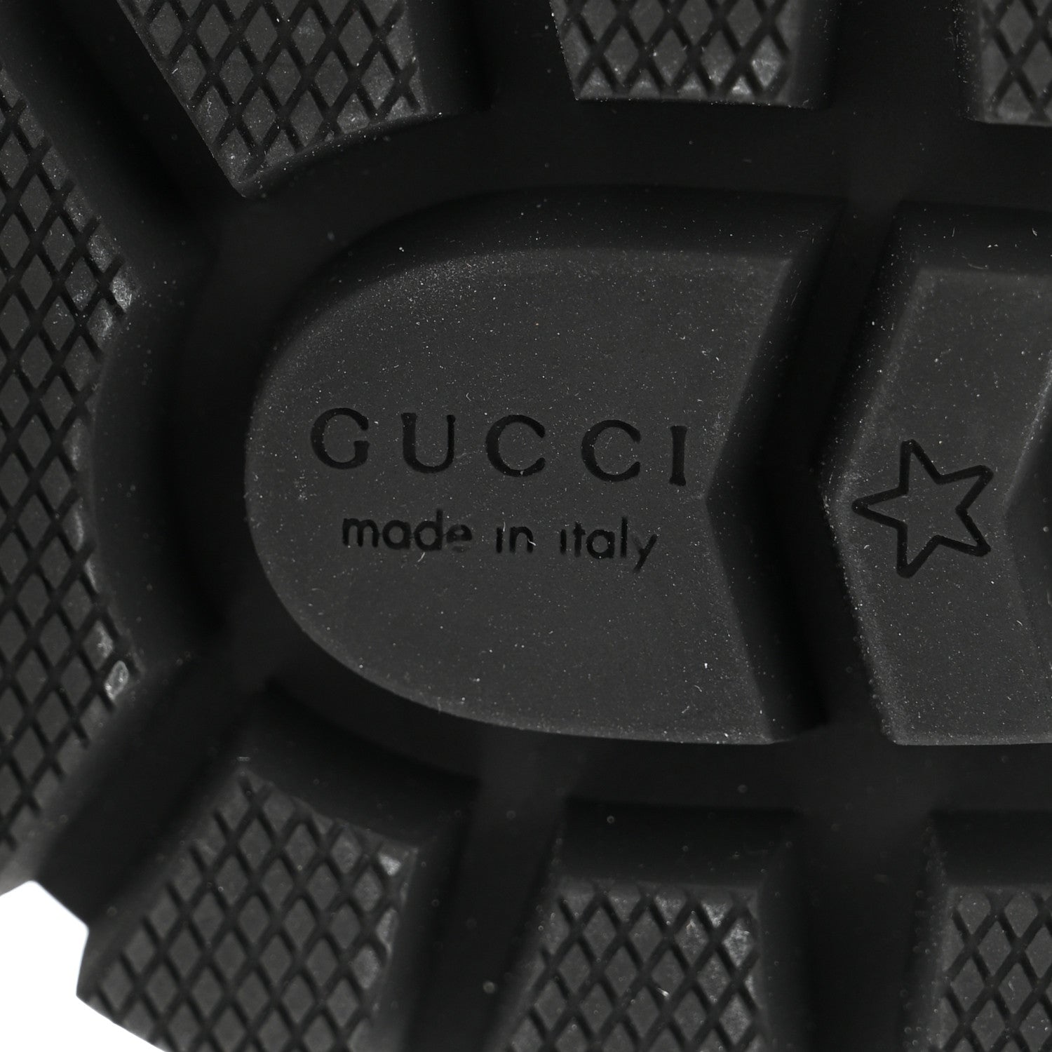 Gucci Apollo Calfskin GG Supreme Nappa Samoa Quilted Lace Up Ankle Boots 35 Black 7 of 11